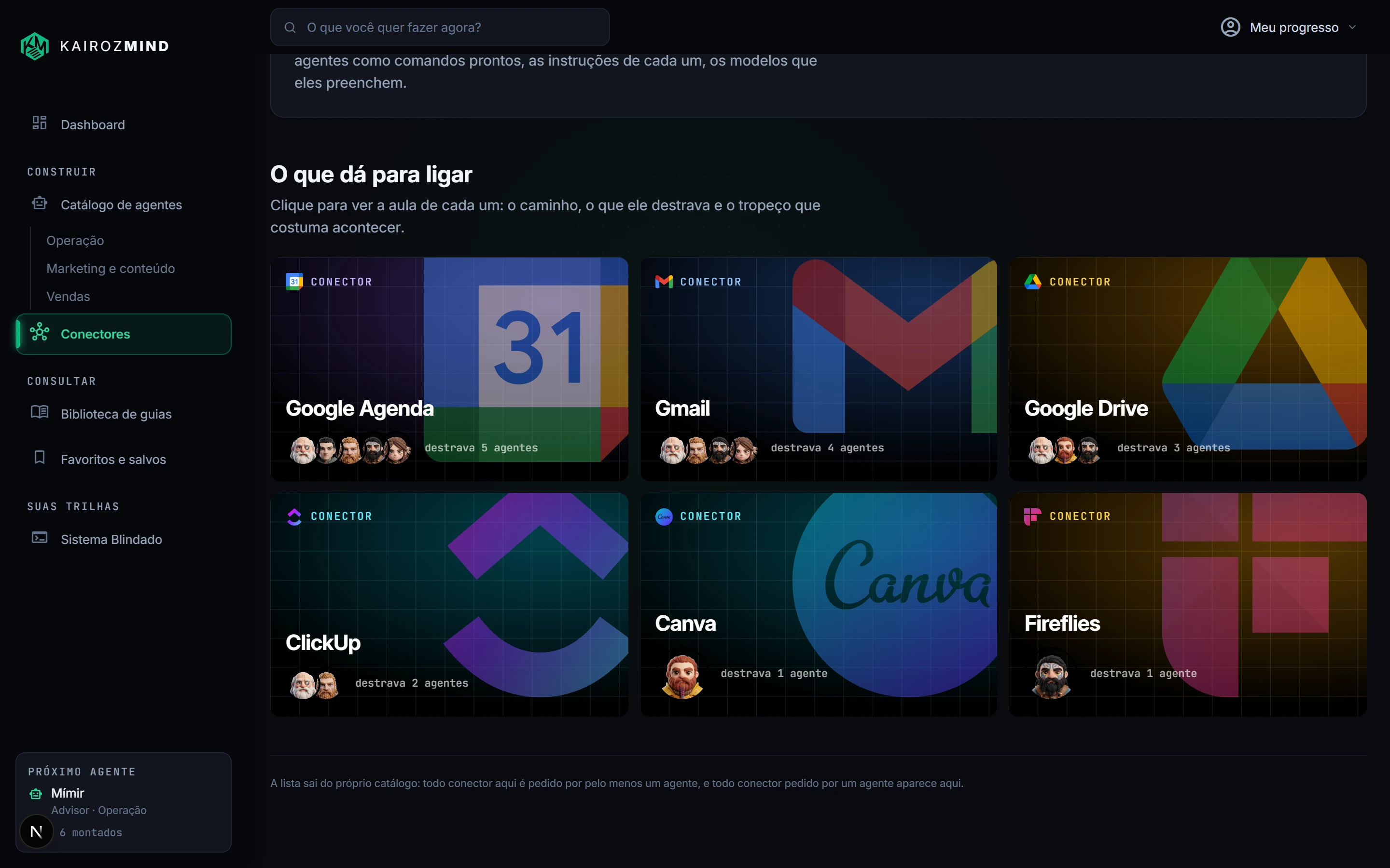Um passo a passo para cada aplicativo